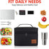 Aosbos Lunch Box Bag for Men Women Insulated Cooler Bags Thermal Bags LunchBag for Food Containers Meal Prep Organizer Adult Lunch Bags for Bento ...