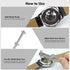 Freejoy Adjustable Watch Back Remover Tool, Wrench Type Watch Case Back Opener Remover Watchmaker Watch Repair Kit for Battery Replacement and Wat...
