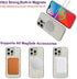 for iPhone 15 Pro Case Compatible with MagSafe,Cute Magnetic Hard Back Shockproof Women Phone Case for iPhone 15 Pro 6.1"- White Pearl Tort...