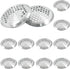 20Pcs Air Vents, 53mm Circular Soffit Vent, Stainless Steel Round Vent Mesh Hole Louver for Kitchen, Bathroom Cabinet and Wardrobe (Silver)...