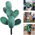 COHEALI Metal Desert Cactus Sculpture Rustic Cactus Plant Home Decor Cactus Garden Cactus Yard Art Ornaments Cactus Stakes Lawn Ornaments for Pati...