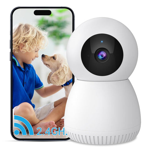 Indoor Camera,1080P Pet Camera Baby Monitor, Cameras for Home Security Indoor, Baby/Pet Camera with Phone App with AI Motion Detection, 2-Way Talk...