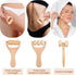 GLEAVI 3pcs Massage Hand Roller Massagers for Neck Wooden Massager Tool Massage Stick Roller Compact Shoulder Massager Wooden Massage Roller for B...
