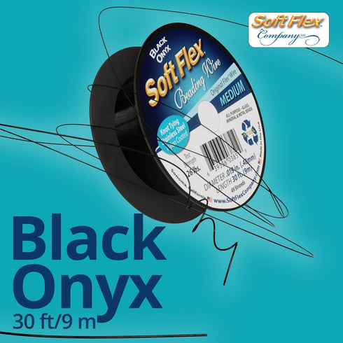 Soft Flex 49 Strand Beading Wire - Medium 0.19 Diameter - 30 Feet Nylon Design Wire...