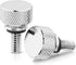 Amazicha 2 PCS Stainless Steel Fender Seat Bolt Screw Chrome 1/4"-20 Thread Compatible for Harley Davidson Touring Softail Dyna Sportster 1996-202...