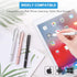 Weewooday 8 Pieces Capacitive Stylus Pens for Touch Screen, Universal Disc Stylus Pens Fine Point Stylus for Most Touch Screen Smart Devices, 4 Co...