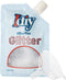 iDIY Ultra Fine Glitter (100g, 3.5 oz Pouch) w Easy-Pour Bag and Funnel - Titanium Silver Extra Fine - Perfect for DIY Crafts, School Projects, De...