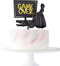 Game Over Cake Topper for Wedding Party Decorations, Funny Bride and Groom Cake Decor, Wedding Reception, Engagement Party Supplies (Double-sided ...