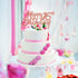 Unimall Rose Gold Glitter 16th Happy Birthday Cake Topper Boys Girls Food Picks for Celebrating Sixteen Years Old Birthday Anniversary Party Decor...