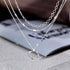 Silver Layered Necklaces for Women, Stackable Dainty Silver Choker Necklaces for Women Trendy Layering Circle Bar Pendant Chain Necklace Fashion J...
