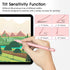 Stylus Pen for iPad,Palm Rejection Tilt Sensitivity Fast Charging Pencil Only Work for 2018 Or Later iPad 10/9/8/7/6th Gen,Pro 12.9&11",Air 5th/4t...