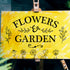 Flower Market Stencil for Crafts Spring Farmhouse Stencils for Painting on Wood Burning Wall, Large Garden Kitchen Embroidery Stencils Paint Art H...