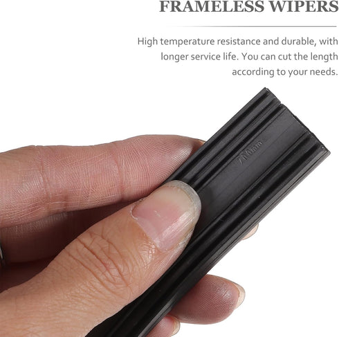 Wiper Blade Refill, 27.5inch Wiper Blade Refill 10pcs Universal Windshield Frameless Strips Inserts Replacement for Front Car Easy Install Fits fo...