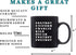 Rogue River Tactical Funny Novelty Coffee Mug - Military Alphabet Foxtrot OFF Black Cup, Great Gift Idea for Military Veteran, 11 Oz, Black...