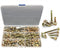 Box of 80 Tek Roofing Screws Hex Head with Sealing Washer for Fixing to Timber 16mm 20mm 25mm 30mm 35mm 40mm 45mm 50mm Free Drive Bit...