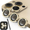 for iPhone 14 Pro and iPhone 14 Pro Max Camera Lens Protector Bling Glitter Glass Camera Screen Cover Easy Installation for iPhone 14 Pro Max and ...