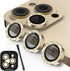 for iPhone 14 Pro and iPhone 14 Pro Max Camera Lens Protector Bling Glitter Glass Camera Screen Cover Easy Installation for iPhone 14 Pro Max and ...