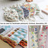 YOLUFER DIY Cotton Fabric Bundle 19.7 x 19.7 Inches, 7PCS Different Pattern, Squares Patchwork Material for Sewing Quilting Scrapbooking....