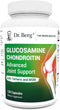 Dr. Berg Glucosamine Chondroitin MSM Turmeric & Boswellia - Advanced Joint Support Supplement with Glucosamine Sulfate 1500mg Capsules - includes ...
