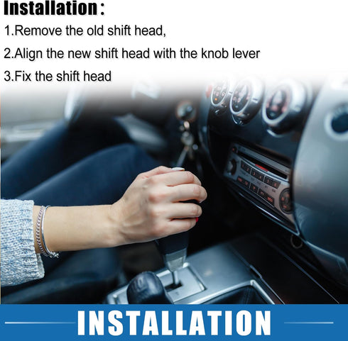 Automatic Transmission Gear Shift Knob for Mazda 3 2009-2016 for Mazda 3 Sport 2009-2016 Chrome Tone...