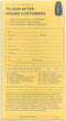 Key Drop Off Envelopes for After Hours | Auto Shop Repair/Service Drop Box Overnight Envelopes | 3.5" x 6.5" (100)...