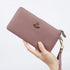 imeetu Women's Wristlet Clutch Purse Leather Cell Phone Wallet Handbag with Wrist Strap...