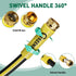 GREENER Hybrid Lead In Garden Hose 5/8 in x 5FT Short Water Hose With Swivel Female to Female Solid Fitting Leader hose Flexible Kink-resistant Ex...