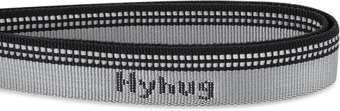 Hyhug Pets 3M Reflective Safe Short Leash - Fashion and Sturdy Jacquard Weave Nylon Lead for Giant Large Medium Dogs Walking,Jogging,Running,Train...