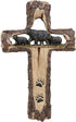 Black Forest Décor Bear Family Wall Cross...