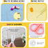 Elastic String for Bracelets, Stretchy Bracelet String 6 Roll Clear Elastic String for Bracelets, 1 Roll 0.7mm Flat Bracelet String Elastic for Be...