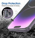 amFilm OneTouch Glass Screen Protector for iPhone 14 Pro 6.1 Inch 2022 with Camera Lens Protector, Easiest Installation, Dynamic Island Compatible...