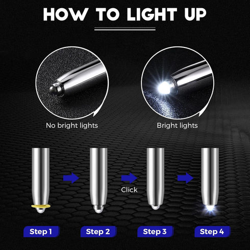 5 Pieces Stylus Pen for Touchscreen Devices Multi-function Capacitive Pen with LED Flashlight Writing Pens with Ballpoint 3 in 1 Metallic Pens Inv...