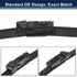 X AUTOHAUX Front Windshield Wiper Blades for BMW X3 X4 for Jaguar E-Pace - 26 Inch + 20 Inch...