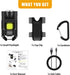 LED Small Flashlight, 500Lumens Bright Mini Keychain Light, Portable USB Rechargeable Pocket Lights with 3 Modes Compact Baseball Cap Lights Indoo...
