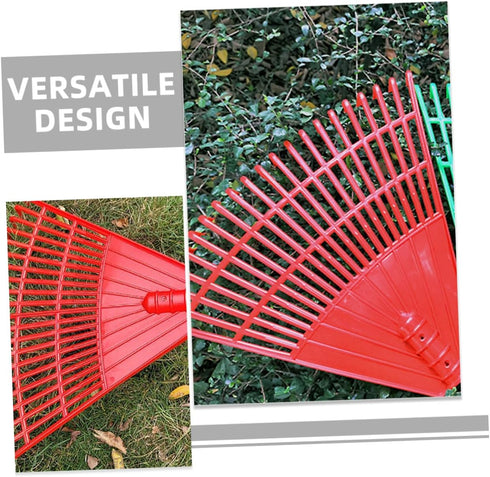 Grass Rake Garden Rakes Weeding Rake Rakes for Lawns Gardening Hand Tools Leaf Rake for Yard Plastic Rake Yard Rake Heavy Duty Grounds Keeper Rake...