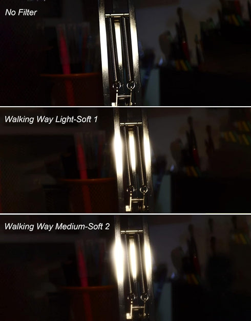 Walking Way White Mist Filter 82MM Soft Focus Filter Circular Diffusion Filter Dreamy Fog Effect Camera Lens Fliter for Video/Vlog/Portrait Photog...