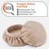 Geekria 2 Pairs Flex Fabric Headphone Covers - Product Safety Certified - Washable & Stretchable Sanitary Protectors for Over-Ear Headsets, Sweat ...