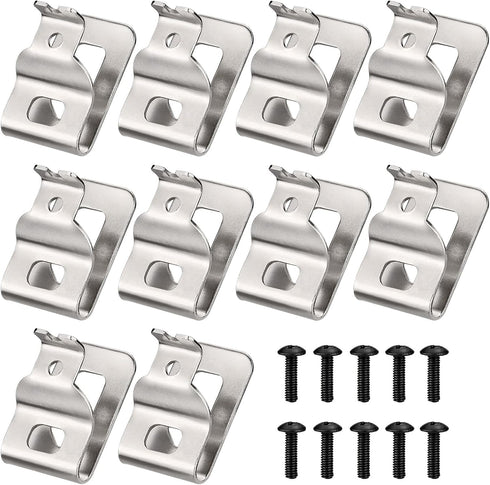 Belt Clip For Dewalt,6pcs For Dewalt N268241 Stainless Steel Drill Tool Clips Hook Kit with Screws,Fit for 20V Power Tools DCD980 DCD985 DCD980L2 ...