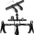 Bike Bicycle Double Handlebar Extender Extension,20 cm Aluminum alloy Super Long Bracket Accessories?For Bike Mounts,GPS Units, Headlights,Light L...
