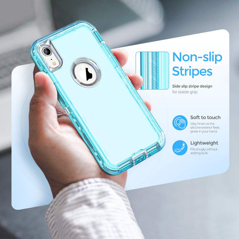 ORIbox Case Compatible with iPhone XR Case, Heavy Duty Shockproof Anti-Fall clear case...