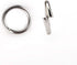 BRCbeads Silver Plated 5mm 500pcs Per Bag Brass Round Open Jump Ring for Jewelry Making(Plastic Acrylic Jar Container is Included)...