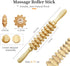 Wood Therapy Massage Tools Manual Massage Roller Stick for Body Sculpting, Maderoterapia Kit- Cellulite Massager for Muscle Pain Relief, Fascia, C...