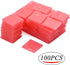 100pcs 2 * 2cm Diamond Painting Glue Clay Diamond Paiting Cement DIY Cross-Stitch Embroidery Tools, Red...