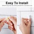 50 Pieces Self Adhesive Clips Adhesive Wall Tapestry Clips White Poster Spring Clips Plastic Sticky Picture Hanging Clips for Teachers Double Side...