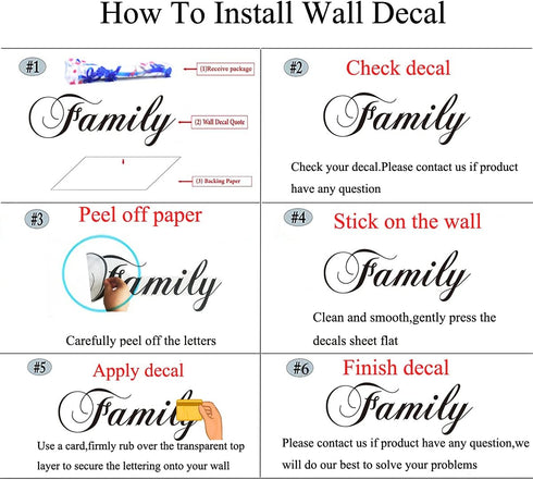 Family Like Branches on a Tree Wall Sticker Removable Home Decor Art Stickers (Family Tree)...