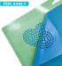 Rhinestone Template Material Sticky Flock Adhesive Stencil Flock Magic Sticky Flock 10sheet 30x20cm (5Sheet Flock 10Sheet Tape)...