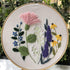 Mozzyyee 3 Sets Embroidery Starter Kit for Beginners Adults Include 3 Embroidery Clothes with Floral Pattern Instructions Hoops Floss Thread Fabri...
