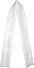 Dashing White Silk Aviator Scarf Pure 100% Silk – 8” x 60”...