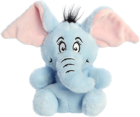 Aurora® Whimsical Dr. Seuss™ Palm Pals™ Horton Stuffed Animal - Magical Storytelling - Officially Licensed - Blue 5 Inches...