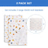 Delta Children 100% Cotton Flannel Baby Receiving Blankets for Girls and Boys – 30x30 Inches (Pack of 2), Space Exploration...